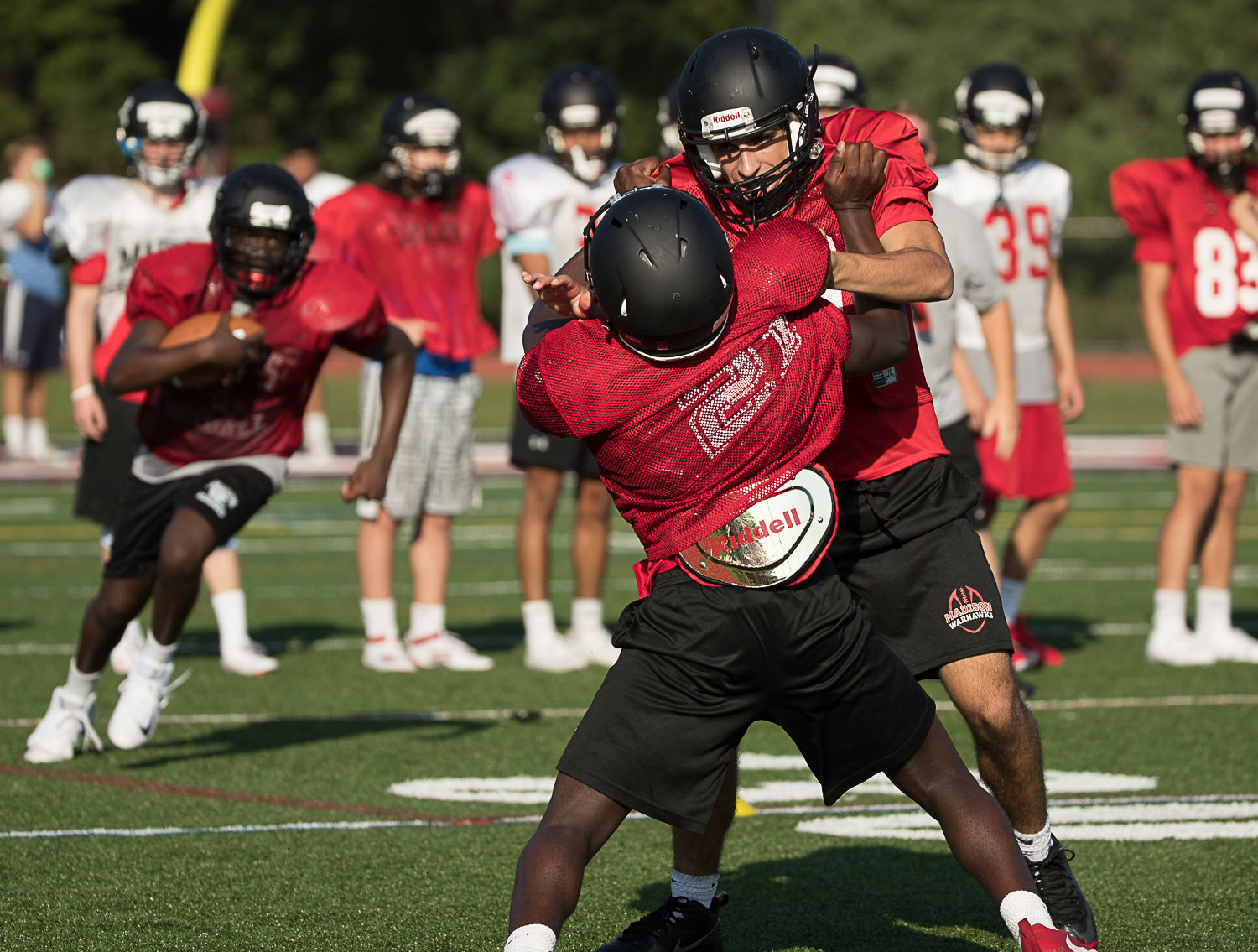 Madison football practice 13
